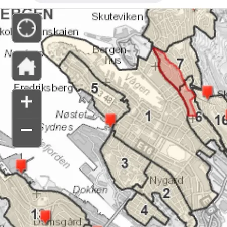 Strandgaten 207 דירה